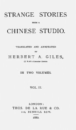 [Gutenberg 43628] • Strange Stories from a Chinese Studio, Vol. 2 (of 2)